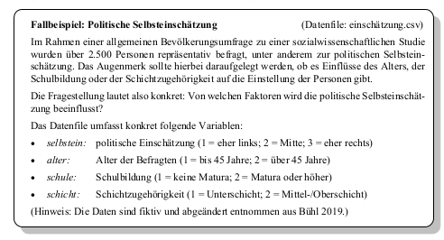 Einführung in die multinomiale logistische Regression